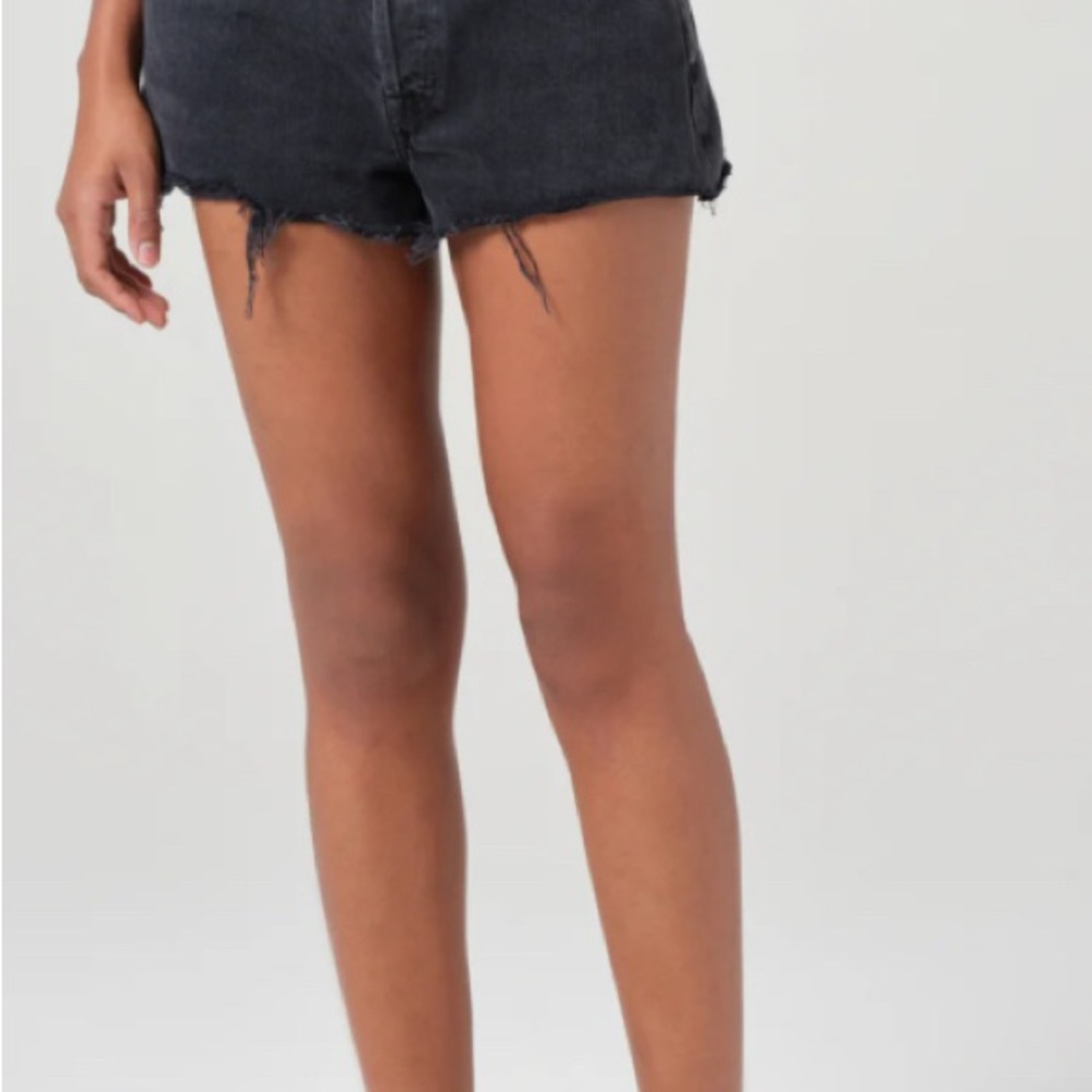 Agolde Dark Gray Jean Shorts